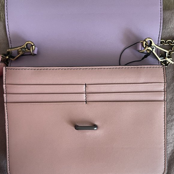 NWT Bottega Veneta leather clutch with chain - Authentic - Picture 7 of 16